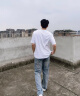 啄木鸟【纯棉体恤三件装】夏装新品短袖t恤青少年圆领休闲大码男装半袖 深灰+黑色+白色 XL 实拍图