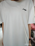 李宁（LI-NING）t恤女士短袖女运动衣服春夏季半袖体恤女装春休闲跑步健身投篮服 基础白【速干】 L (175) 实拍图