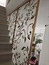 艺术玻璃入户玄关屏风隔断背景墙卧室客厅过道移门现代简约如意花 实拍图