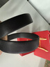 红豆皮带真皮自动扣高端裤腰带男士送男友爸爸老公实用生日礼物礼盒 实拍图