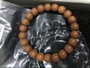 藏鸿阁（CANGHONGGE WENWAN）猴头核桃雕刻直切桶珠手串老型光珠文玩小核桃男女士单圈手串 猴头老型桶珠10-11mm【高油款】 实拍图