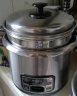 百花304-316不锈钢电饭锅家用40年老品牌蒸煮一体电饭锅 5L/304不锈钢(推荐4-8人) 5L 实拍图