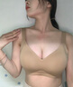 Carey Kay无痕粉底液内衣女聚拢文胸小胸显大无钢圈上托调整型胸罩送女朋友 碳灰蓝 【聚拢显大 热卖爆款】 M (适合75=34ABC) 实拍图