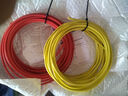 德力西电线国标铜BV/BVR铜芯线4/6/10平方阻燃单芯硬线多股软线 国标足米 BV硬线（黄色） 6平方毫米 1m 实拍图