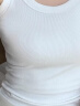 俞兆林背心女吊带美背内搭外穿白色螺纹弹力运动打底衫无袖t恤上衣 晒单实拍图