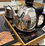 金灶（KAMJOVE） 钢化玻璃茶盘排水功夫茶具套装自动上水电热水壶茶台家用 L-510 搭配H-K9电茶炉 实拍图