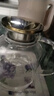 诗米乐 冷水壶凉水壶玻璃茶壶耐热烧水壶煮泡茶壶果汁壶大容量凉白开壶 单壶 1.6升（金属盖） 实拍图