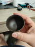 茶杯陶瓷窑变品茗杯功夫茶具小茶杯单杯茶盏喝茶小杯子 紫砂茶杯 35ml 1只 实拍图
