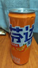 可口可乐（Coca-Cola）芬达 零卡 无糖橙味 汽水330ml*24罐 包装随机 实拍图