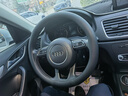 奥迪方向盘套真皮A6L/A4L/A7L/A8L/Q5L/A3A5Q3Q7Q8Q6车把套超薄款 圆形超薄款【黑色线】不带标 实拍图