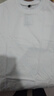 真维斯（Jeanswest）新疆棉重磅纯棉短袖t恤男女美式显白莫兰迪纯色情侣装T恤打底衫夏  白色(纯色) M (170) (30天质量问题全额退) 实拍图