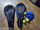 启拓者 网球回弹训练器带绳单人网球带线带拍网球拍男女成人初学者练习 亲子拍+包+底座+网球3+手胶 实拍图