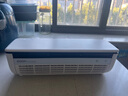 爱登壁挂家用空调扇制冷加水循环充电免打孔宿舍小型冷风扇无叶便携商用办公室大风力轻音空调电风扇 E868白色【充插两用+无遥控器】 实拍图