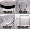 恒福 绿茶杯高硼硅玻璃杯泡茶杯茶水分离办公水杯高档男士个人专用 茗雅杯450ml 实拍图