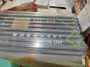 虹泰（HoTai）LED电子万年历挂钟客厅电子钟夜光大时间数字钟表挂墙时钟 4819 36x13cm日历红光 实拍图