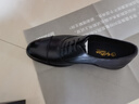 金利来（goldlion）男鞋男士时尚正装皮鞋舒适耐穿牛津鞋58021029501A黑色42 实拍图