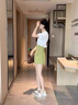 断码品牌真皮凉鞋女2023夏季新款软底百搭女鞋休闲防滑沙滩鞋 米白色 38 实拍图