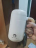 造物集保温杯高颜值水杯带手柄情侣送礼茶水分离刻字不锈钢水杯男士泡茶 白色无标款460ml 实拍图
