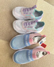 Skechers斯凯奇夏季中大童柔软网面休闲鞋女孩儿童透气清爽一脚蹬303200L 实拍图