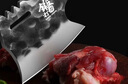 小天籁（XIAO TIAN LAI）砍骨刀菜刀斩骨刀牛骨头加厚剁骨刀猪蹄屠夫专用斧头刀剁肉刀家用 锻打加厚强力斧头刀 实拍图