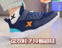 特步（XTEP）儿童童鞋男女童小童大网眼透气魔术贴跑鞋 深邃蓝/海湾蓝 30 晒单实拍图