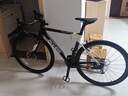 喜德盛（xds）公路自行车RS360 油碟刹16速 桶轴 X6铝合金隐藏内走线车架 黑银 700C*480（推荐身高165-175） 实拍图