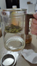 HAOMINGTIAN飘逸杯全玻璃泡茶壶无杆内胆磁吸一键茶水分离杯泡茶神器功夫茶具 小号ZL560飘逸杯 折把600ml1只 实拍图