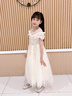 安妮优儿（Anneyol）女童礼服裙洋气公主婚礼花童婚纱裙儿童主持人走秀生日钢琴演出服 香槟色 130 实拍图