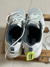斯凯奇（Skechers）男鞋夏季2025新款软底网面鞋轻便透气跑步鞋减震休闲鞋运动鞋男  白色/海军蓝色-WNV 42 实拍图