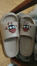 儿童EVA拖鞋踩屎感男童女童夏季 卡通可爱软底厚底小孩外穿凉拖鞋 咖色-煤球 40 -41内长24.0cm 实拍图
