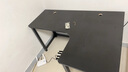 久丞家具转角电脑桌学生家用书桌双人书架一体组合桌卧室拐角L型电竞桌子 黑色右转角 140x100x74cm 实拍图