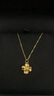 中国黄金（CHINA GOLD）四叶草黄金项链女足金转运珠吊坠七夕情人节礼物送女友老婆 【京速达】足金四叶草吊坠约0.3g*配银链 实拍图