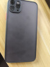 暴走适用苹果11promax手机壳iphone11promax手机壳镜头全包防摔男女款硅胶魔方直边撞色透明磨砂套黑 实拍图