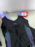 李宁（LI-NING）泳衣女新款比基尼泡温泉时尚游显瘦连体平角女士泳镜泳帽套装 LNYT052-2黑紫连体【视觉纤腰】 L 【身高157-165体重49-55kg】 实拍图