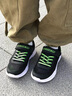 Skechers斯凯奇童鞋儿童运动鞋新款夏季易弯折男女童透气网鞋405238L 男童/黑色/柠檬色/BKLM 28.5 实拍图