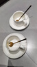 友来福咖啡杯套装描金白色轻奢220ml茶杯陶瓷欧式咖啡杯办公室 实拍图