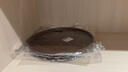 海伊朵 防滑圆形加厚托盘塑料餐厅饭店餐盘酒店酒吧KTV专用杯子酒杯托盘 棕色圆形 35CM 实拍图