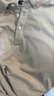 真维斯（JEANSWEST）短袖polo衫男夏季商务休闲男装新款大码凉感冰丝翻领半袖男士上衣 卡其 小国潮小狮_K 2XL 实拍图