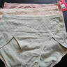 猫人高腰收腹纯棉内裤女士抗菌全棉裆无痕透气薄短裤2024新款 肤色+粉色+绿色 3条 M 适合80-100斤 实拍图