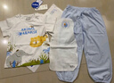 aqpa【135g新疆棉】婴儿内衣套装夏季纯棉男女宝宝衣服薄款分体短袖 动物家族 100 实拍图