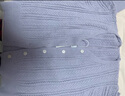 雪妃蓝琪春夏季连衣裙女装穿搭一整套2025新款初恋清纯奶甜套装白色裙子 紫色开衫+连衣裙 S 实拍图