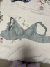 纤诗柔内衣女大胸显小超薄无海绵上托调整型收副乳透气胸罩无钢圈文胸 1988#灰蓝色 75B 实拍图