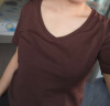 京东京造短袖T恤女10A抗菌春夏新款修身显瘦女装抑菌防汗 热巧棕 M 实拍图