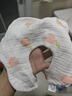 爱贝迪拉（AIBEDILA）婴儿围嘴新生婴幼儿纯棉a类防水口水巾防吐奶纱布围兜男宝宝围脖 【6层绉布抗菌款】伊莉庄园4条装 实拍图