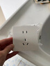 公牛（BULL）开关插座面板86型墙面暗装5孔插带USB网线家用空调电视 G39象牙白 【正五孔10A】10只装 实拍图