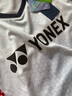 YONEX尤尼克斯羽毛球服比赛训练跑步健身吸汗透气短袖男110284BCR白O 实拍图