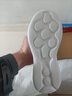 Skechers斯凯奇童鞋运动鞋男女儿童鞋魔术贴秋冬鞋中大童跑步鞋405315L 【透气款】女童-白色/WHT 36 实拍图