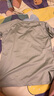 骆驼（CAMEL）弹力健身服女瑜伽运动训练两件套装 Y8S1QL8628-1 冰灰绿/灰 M 实拍图
