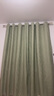 加厚全遮光窗帘奶油风卧室客厅阳台高级感窗帘（不带杆） 繁花-阳光玫瑰绿 宽2米*高2.2米【打孔款一片】 实拍图