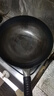 拜格章丘手工锻打铁锅老式圆底无涂层铁锅不粘炒菜锅燃气灶通用锅具 铁锅已开锅【适用1-3人】 32cm 实拍图